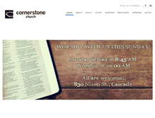 Tablet Screenshot of cornerstonecascade.com